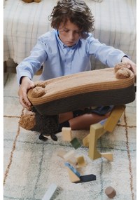 Krémszínű-zsályaszínű mosható-kézi szövésű pamut szőnyeg 90x120 cm Tartan Blue Sage – Lorena Canals