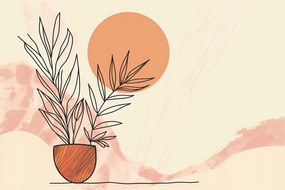 Poszter 60x40cm Kilátás a sivatag felett