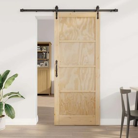 Csúszó ajtó Egyéb ORKDAL Természetes és fekete 86 x 211 cm