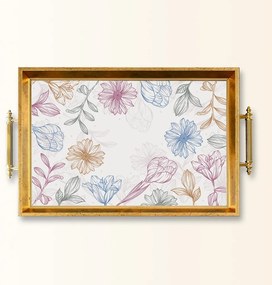 Üveg tálca, 38×24 cm – TPEA9791
