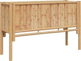 vidaXL Emelt Ágy Barna 110 x 35 x 70 cm bambusz