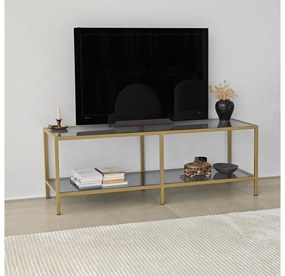 TV asztal Sibade 2 (sötétszürke + arany) . 1095508