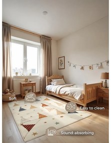 Krémszínű gyerek szőnyeg 160x235 cm Kids Party – Hanse Home