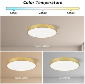 Immax NEO 07293L - LED+CCT dimmelhető mennyezeti lámpa SEMPLICI 60W/230V Ø 60 cm + távirányítóval