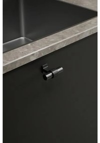 Fogantyú Furnipart BOND  320mm, fém-akumínium, antik barna - finoman csiszolt sárgaréz