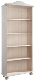 Fehér borovi fenyő könyvespolc 70x181 cm Ella – Støraa