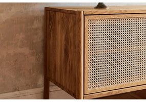 Alacsony tölgyfa komód 97x69 cm Pola - The Beds