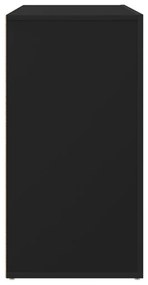 Büfé oldal szekrény Fekete Összeszerelt fa 120 x 36 x 69 cm
