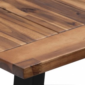tömör akácfa étkezőasztal 180 x 90 cm