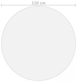 matt PVC védőabrosz Ø 110 cm 2 mm