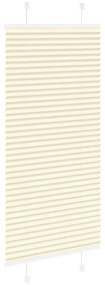 pliszírozott redőny krém 65x100 cm szövetszélesség 64,4 cm