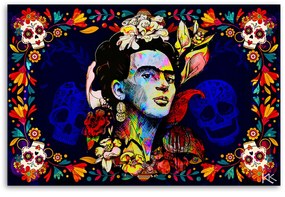 Gario Vászonkép Los Muertos Frida Kahlo Méret: 60 x 40 cm