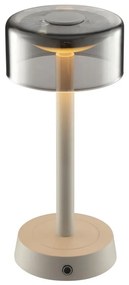 Brilliant - LED fényerőszabályozható, újratölthető érintésvezérelt asztali lámpa RAZOR LED/2,5W/5V 2700K IP44 szürke