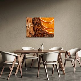 Üveg kép - Illatos fűszerek (70x50 cm)