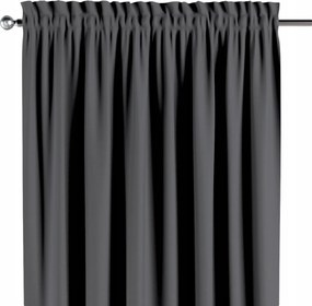 Csatornafüggöny frufruval 1 db 130x245cm szürke