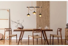 Globo 15690-3H - DIANA függőlámpa kábellel, 3xE27/60W/230V, fekete