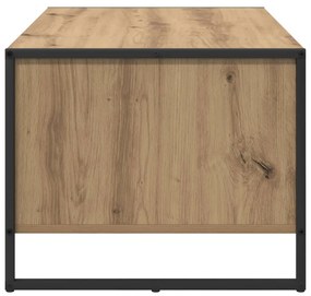 vidaXL Dohányzóasztal Művészi tölgy 80 x 50 x 40 cm Faanyag