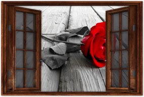 Poszterek 120x80 Rózsa a hídon