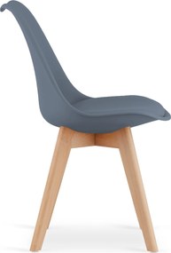 AKCIÓ Sötétszürke BALI MARK szék bükk lábakkal II. osztály