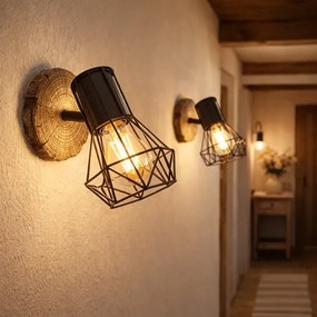 Globo 54017W-1 - PRISKA fali spotlámpa 1xE27/60W/230V