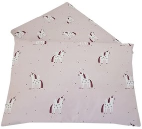 EKO - Pamut muszlin ágynemű a kiságyhoz UNICORN 2 részes