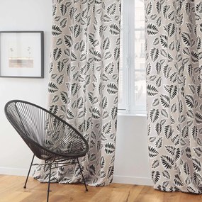 Fekete-bézs függöny 140x260 cm Alma – douceur d'intérieur