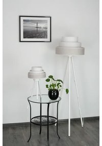 Brilagi - Asztali lámpa ALASKA LUNETA 1xE27/15W/230V szürke/krémes