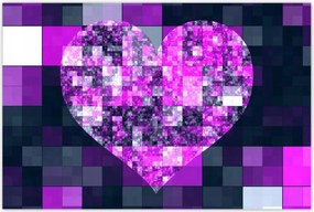 Poszterek 120x80 Szív alakú mozaik