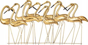 Fém Fali Dekoráció Arany Daruk látványos fali dekoráció