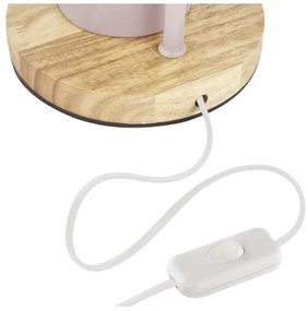 Asztali lámpa POPPY 1xE27/25W/230V rózsaszín