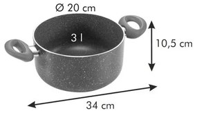 Tescoma Manico Rosso serpen 20 cm, 3 l, 3 l