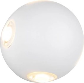 TRIO 246760431 AVISIO Modern Kültéri Fali Lámpa Fehér LED IP44