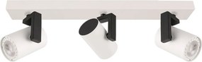 Italux modern spot lámpa mola fehér fekete itxspl-2846-3 wh
