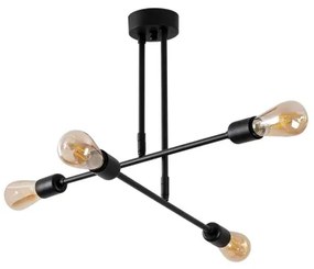 Csillár rúdon FLOWER 4xE27/40W/230V