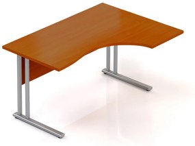 Visio ergonomikus asztal 140 x 100 cm, jobb, cseresznye