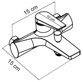 Colly kádtöltő csaptelep