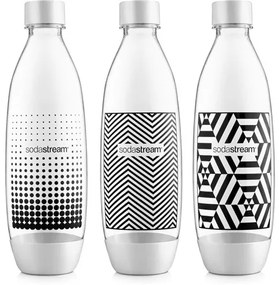 Sodastream PALACK BOTTLE FUSE BLACK &amp; WHITE TRIPACK