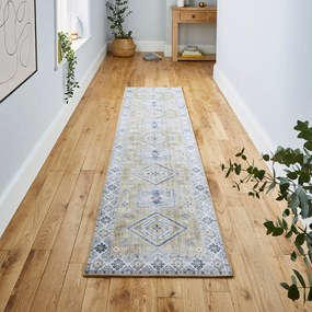Szürke-bézs futószőnyeg 60x225 cm Topaz – Think Rugs