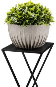 Virágállvány 95x78 cm fekete