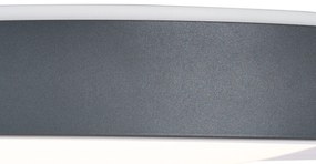 Modern mennyezeti lámpa szürke, fehér 48 cm LED-del, dimmelhető - Kanton