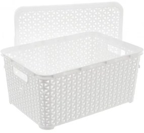 Orion Box fedéllel RATAN, 10 l, fehér