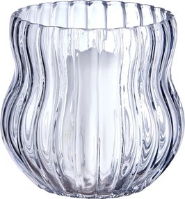 PEARL üveg váza ,Ø13 cm
