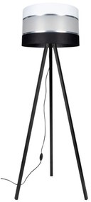 Állólámpa CORAL 1xE27/60W/230V wenge/fekete/fehér/krom