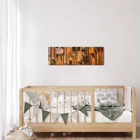 Kép - Spanyol utca (órával) (90x30 cm)