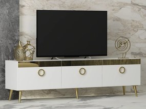 TV asztal/szekrény Vidipo (fehér) . Akció -21%. 1095286