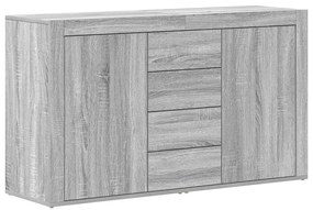 oldalszekrény Szürke Sonoma Szerelt fa 120 x 36 x 69 cm