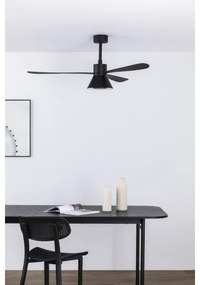 FARO 33761WT-23-LED Dimmelhető ventilátor AMELIA L CONE LED/20W/230V fekete átm. 132 cm WT +DO