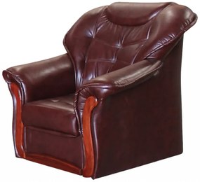 Evelin (textilbőr) fotel, bordó