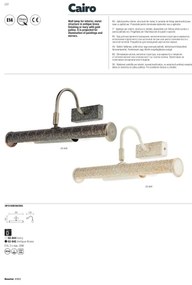 Redo 02-845 - Képmegvilágító CAIRO 2xE14/28W/230V