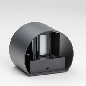 Brilagi - LED Kültéri fali lámpa RONDO LED/6W/230V antracit IP54